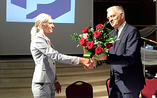 Jarosław Gowin przedstawił kandydatkę partii Porozumienie na prezydenta Ełku